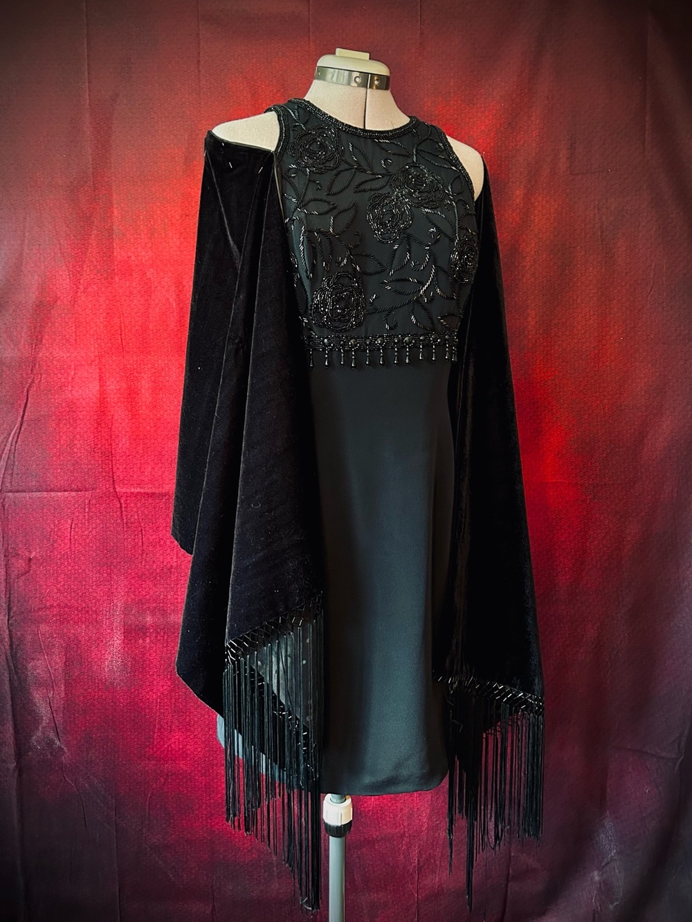 Vintage Jones New York Fringe Shawl
